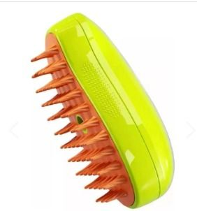 Cepillo Pro-Masaje 3 en 1: Baño a Vapor para Gatos y Perros